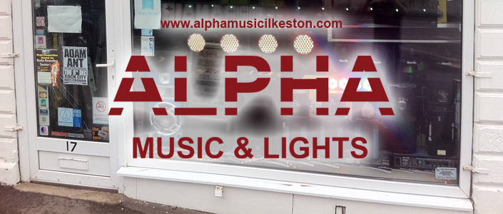 Alpha Music Ilkeston shop front