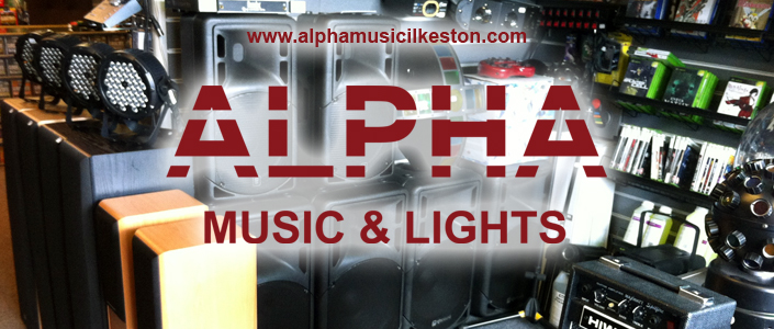Alpha Music Ilkeston shop interior